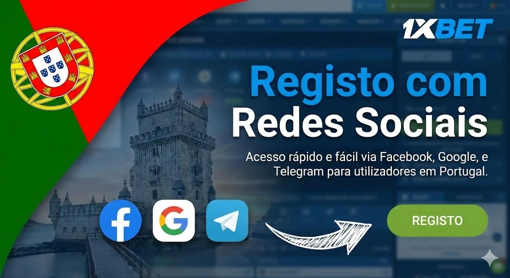 Registo com Redes Sociais