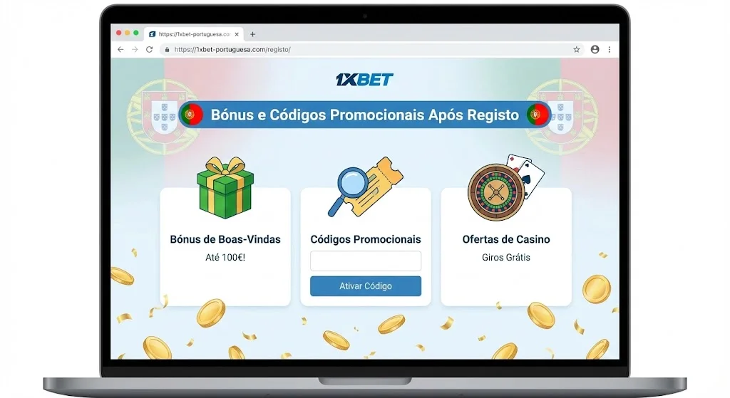 Bónus e Códigos Promocionais Após Registo